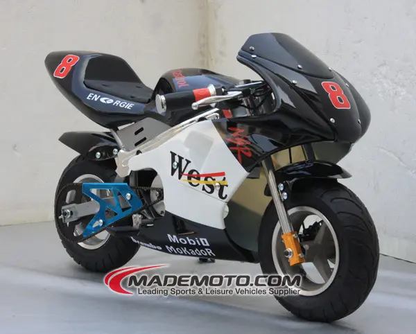 Prezzo a buon mercato elettrico pocket bike, super bike, 125cc super bike