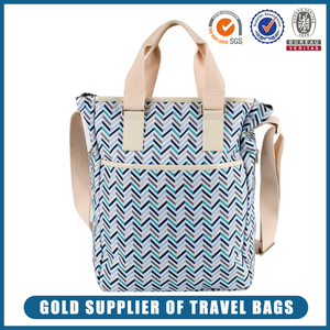 Chine fournisseur pas cher <span class=keywords><strong>maman</strong></span> Pliable designer toile bébé voyage couche sac d'épaule sacs à main - Product Image 1