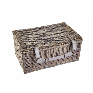 Honey Color <strong>Large</strong> <strong>Wicker</strong> Hamper <strong>Basket</strong> with Lid - Product Image 5