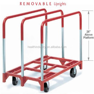 Chariot de rangement pour meubles mobiles, 4 roues, <span class=keywords><strong>style</strong></span> <span class=keywords><strong>Chicago</strong></span>, <span class=keywords><strong>dolly</strong></span> avec capuchons en caoutchouc robustes et roulettes pivotants en TPR, nouveau - Product Image 6