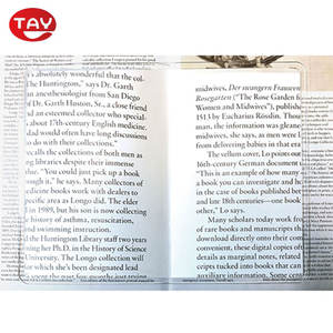 حجم <span class=keywords><strong>A4</strong></span> 3X صلب فريسنل عدسة أكريليك صفحة كاملة المكبر ورقة - Product Image 5