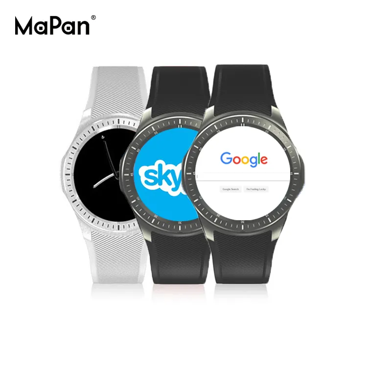 Factory wholesale MaPan MW10 OLED Screen Sleep Monitor WCDMA 3G GPS Mobile phones Wrist Android smart watch Health Smartwatch