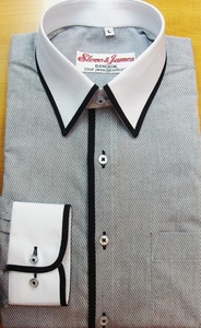 Chemises 100% coton, 2000 pièces, sur mesure, de meilleure qualité, par Steve & James - Product Image 3