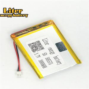 Plug 2.5-2 P 3.7 V 505575 3000 mah lipo battery Rechargeable solar li ion polymer lithium battery with PCM - Product Image 3