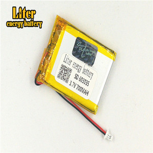 Plug 1.0-2 P 3.7 V 603035 700 mah lipo battery Rechargeable solar li ion polymer lithium battery with PCM - Product Image 1