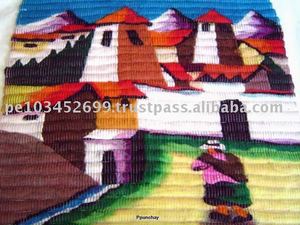 ผ้าทอขนสัตว์แขวนผนัง งานฝีมือจากเปรู - Product Image 1