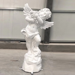 Escultura de ángel pequeño de resina decorativa para Interior, estatua de ángel pequeño, a la venta - Product Image 2