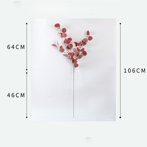 Tallos de <span class=keywords><strong>eucalipto</strong></span> artificiales Anfamily (plástico) y hojas (SEDA) con semillas para decoraciones de bodas y fiestas en casa - Product Image 2