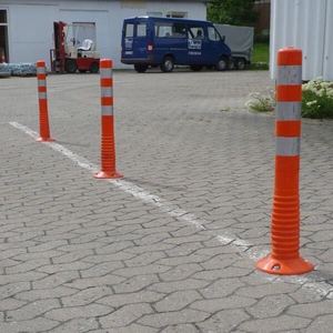 Bolardo de tráfico CE 1,2 m, poste de resorte, señales de tráfico delineador de resorte poste elástico T-<span class=keywords><strong>flex</strong></span> poste de advertencia de PU Flexible - Product Image 4