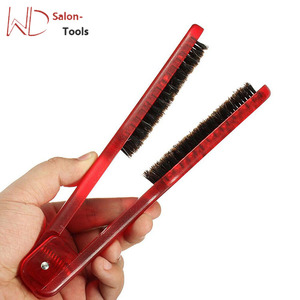 Spazzola Professionale per Parrucchieri, Pettine a V Doppio per Stiratura Capelli, Strumento per Acconciature Fai-da-Te - Product Image 2