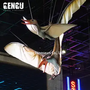 Pterodáctilo dinossauro Animatronic Parque de Alta Qualidade