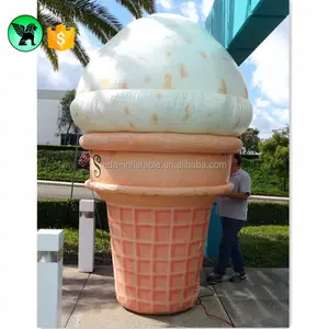 Publicidad inflable cono de helado/hielo crema/modelo/hielo crema globo ST393