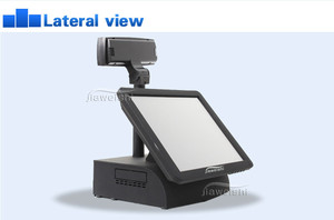 Cheap black color 15 polegada all in one touch screen cash register - Product Image 6