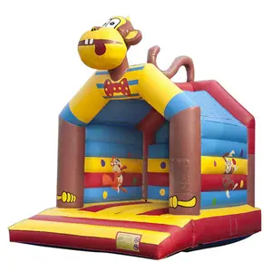 HI Happy Monkey Sử Dụng Juegos Thổi Phồng Lâu Đài Bouncy