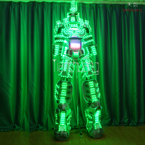 Costume de robot géant 3D à LED pour adultes, grand costume robotique à fibres optiques, jupe de ballet à LED, marcheur, 1 pièce - Product Image 2