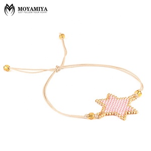MI-B180041 fait main d'hexagramme étoile de david bracelet simple chaîne bracelet bijoux pour femmes unisexe - Product Image 6