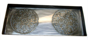 ถาดโลหะสำหรับปลูกต้นไม้พร้อมก้นตาข่ายสำหรับระบายน้ำและจัดแสดงกระถางเหมาะสำหรับทำสวนในร่มและกลางแจ้ง - Product Image 2