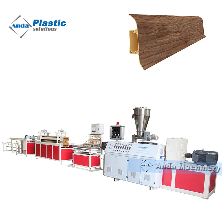 PVC 굽도리 board 만들기 기계 식물 압출 기계 production 선