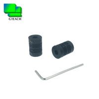 Accouplement en plastique nylon pour encodeur rotatif, type de manchon en caoutchouc flexible, accouplement E69-C06B