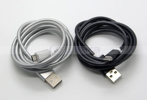 Cable USB3.0 de Aleación Metálica de <span class=keywords><strong>Alta</strong></span> <span class=keywords><strong>Gama</strong></span>, Cable Flexible Micro USB V8 para Teléfono Celular <span class=keywords><strong>Samsung</strong></span> Huawei - Product Image 6