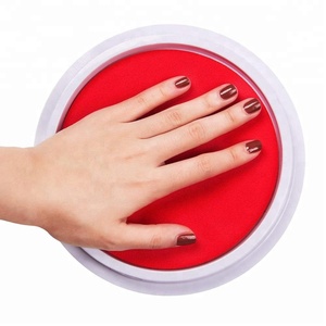 Kích Thước Lớn Vòng Tròn Tem <span class=keywords><strong>Pad</strong></span> 160Mm Tự Làm Sạch Cảm Ứng Mực <span class=keywords><strong>Pad</strong></span> Bé An Toàn <span class=keywords><strong>Ink</strong></span> <span class=keywords><strong>Pad</strong></span> Dấu Chân Và Dấu Tay - Product Image 2