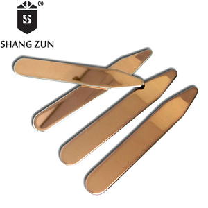 Los fabricantes de oro rosa <span class=keywords><strong>collar</strong></span> de moda de los hombres traje de accesorios de <span class=keywords><strong>metal</strong></span> de encargo <span class=keywords><strong>collar</strong></span> refuerzos de acero inoxidable cuello - Product Image 5
