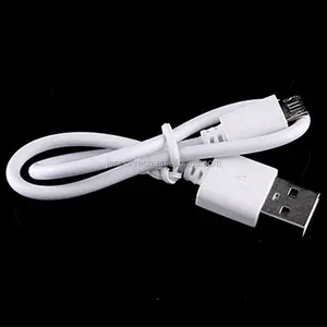 Kabel Usb Data Mikro Usb Pendek 30Cm, Kabel Usb Hitam Putih Panjang 50Cm