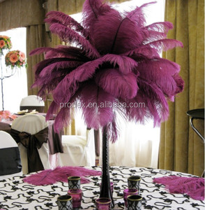Plumes d'autruche, décoration de fête de mariage, centre de table - Product Image 5