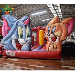 Nuova casa di rimbalzo castello gonfiabile <span class=keywords><strong>Tom</strong></span> e Jerry bouncer gonfiabile per i bambini - Product Image 1