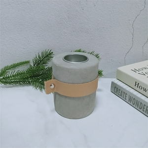 Modern <strong>Concrete</strong> <strong>Candle</strong> <strong>Holder</strong> Stand Handmade Eco-friendly with Customizable ODM Design for Home Decoration - Product Image 4