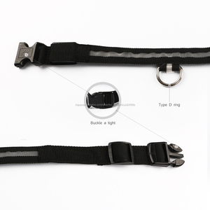 De Nylon reflectante <span class=keywords><strong>Bud</strong></span> Luz de Led recargable Led luminoso para mascotas resplandor en el oscuro <span class=keywords><strong>Collar</strong></span> de perro - Product Image 4