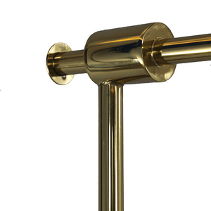 Oro y negro estante de ropa de acero inoxidable pantalla de <span class=keywords><strong>la</strong></span> exhibición - Product Image 3