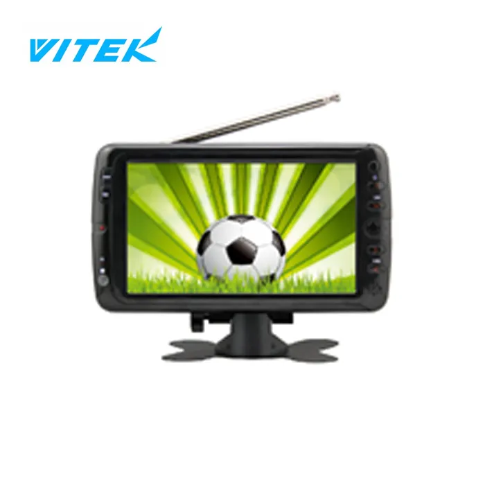 VTEX 좋은 판매 알리바바 휴대용 TV 미니 텔레비전 작은 사이즈 텔레비전 7 ", 9", 10 "ISDB-T 튜너