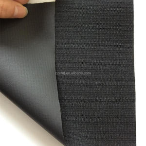 DTY 100% polyester oxford kumaşı siyah yırtılmaz 600D PVC kaplı