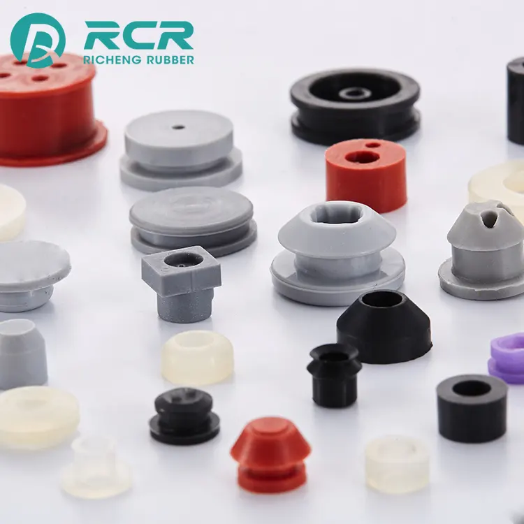 Hoge Sterkte Aangepaste Kleur Deurstopper/Siliconen Rubber Plug Voor Elektronische Apparatuur