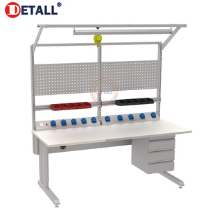 Detalle ESD motorizado eléctrico ajustable/MESA de banco de trabajo, con cajones - Product Image 2