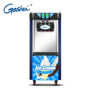 Machine à crème glacée italienne Machine à crème glacée molle en acier inoxydable