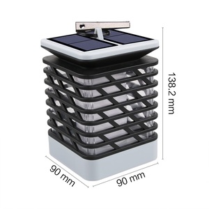 YH0812ソーラーLEDランタンぶら下げダンシングフレイムデコレーションライトと傘ランタンガーデン用IP65定格 - Product Image 4