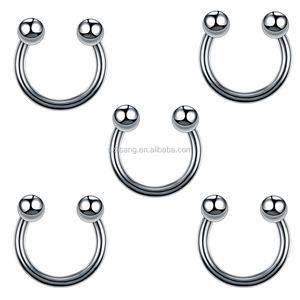 Vente en gros de bijoux de piercing corporel en acier inoxydable, anneau pour les lèvres, les sourcils et le nez pour les mariages, cadeaux, fêtes de fiançailles - Product Image 5