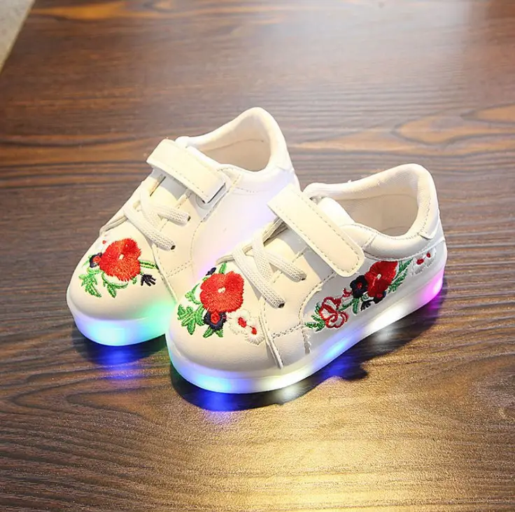 hot new products Girls Casual Shoes led shoes sneaker led shoes for kids with good price