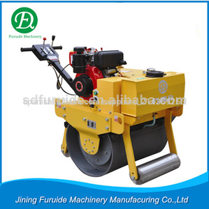 De alta calidad caminar detrás de un solo vibratorio de tambor de rodillos para la compactación( fyl- 700) - Product Image 1