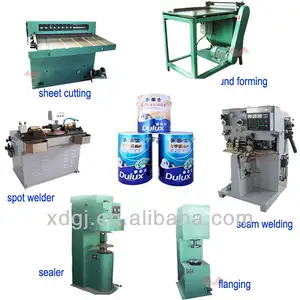 paint/oil/food round tin cans making machine