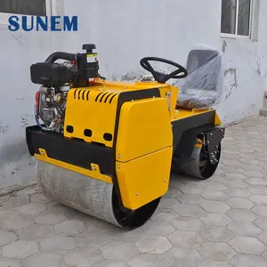 두 번 드럼 driving 도로 4kw 5 키로메터/시간 780 키로그램 강 road roller