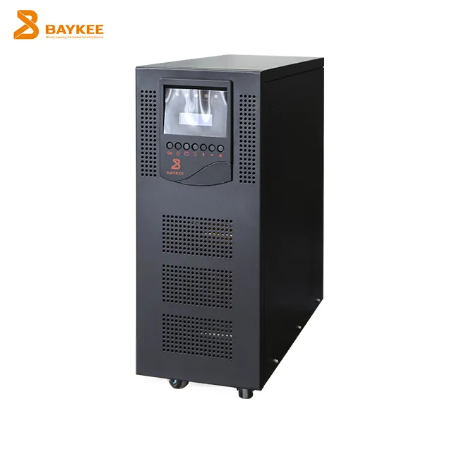 110V 220V 50HZ 60HZ 1KVA 3KVA 5KVA 6KVA 8KVA 10KVA शुद्ध साइन लहर एकल चरण ऑनलाइन स्मार्ट मिनी यूपीएस कंप्यूटर के लिए 15kw कीमत