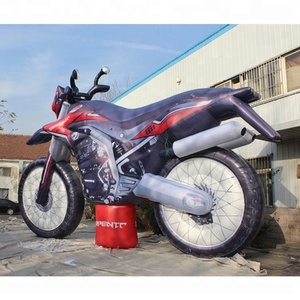 Motor Sepeda Motor Tiup Kain Oxford Bersertifikat CE dengan Cetak Digital Khusus untuk Promosi - Product Image 1
