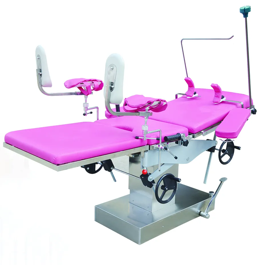 Hastane ameliyathane ekipmanları manuel obstetrik çıkış tezgahı yatak obezite