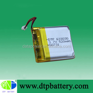 סין יצרן 3.7 v ליתיום פולימר 453030 360 mah - Product Image 4