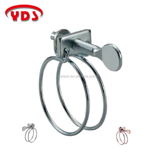 High Quality Stainless Steel Double Wire Turn Key Hose Clamp pipe fitting