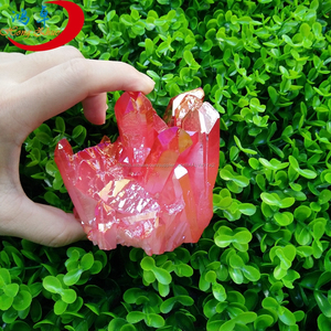 Galvanoplastie Couleur Qualité Titane Quartz <span class=keywords><strong>Aura</strong></span> Irisé <span class=keywords><strong>Cristal</strong></span> Cluster - Product Image 5
