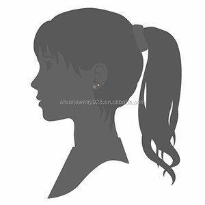 <span class=keywords><strong>Oro</strong></span> rosa <span class=keywords><strong>de</strong></span> 18K pulido Screwback niños bebé adulto segundo Piercing Stud pendientes - Product Image 3